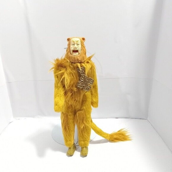 Vintage 1981 Toy Time INC. Wizard of Oz Doll Cowardly Lion Action Figure - Picture 1 of 9